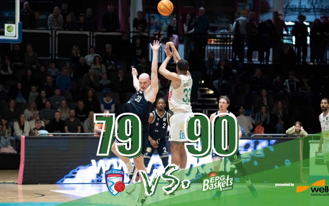 Baskets müssen sich den Giants aus Düsseldorf mit 79-90 geschlagen geben
