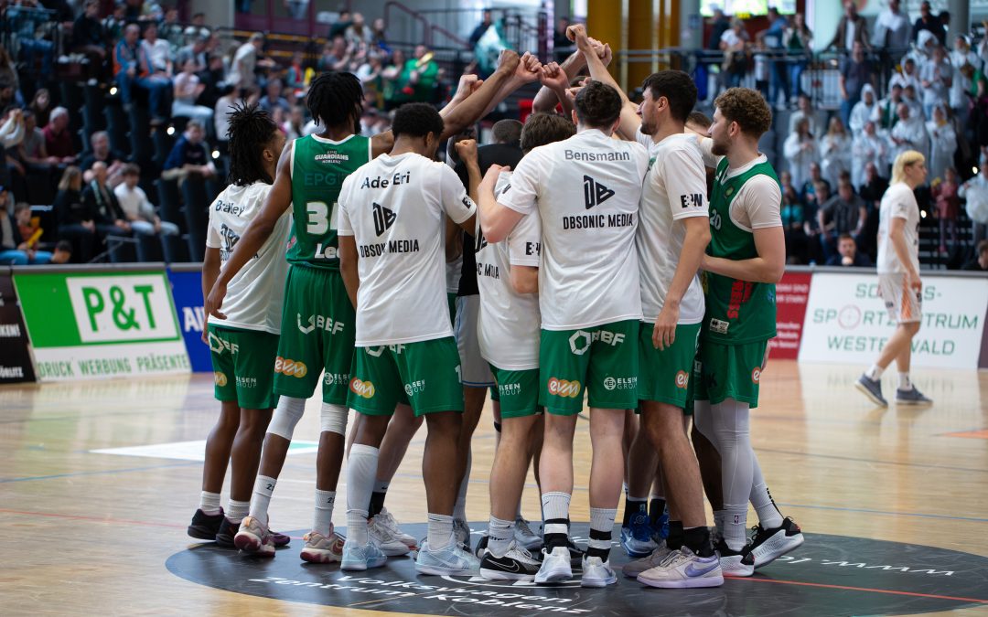 EPG GUARDIANS Koblenz verlieren im stimmungsgeladenen Derby gegen VET-CONCEPT Gladiators Trier mit 87:118 (45:55)